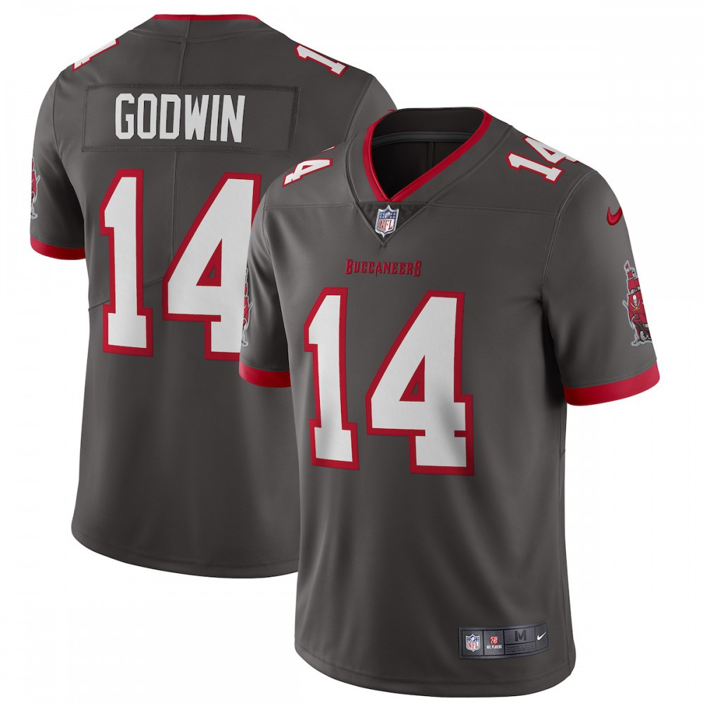 Chris Godwin Tampa Bay Buccaneers Nike Alternate Vapor Limited Jersey - Pewter-GridironStore